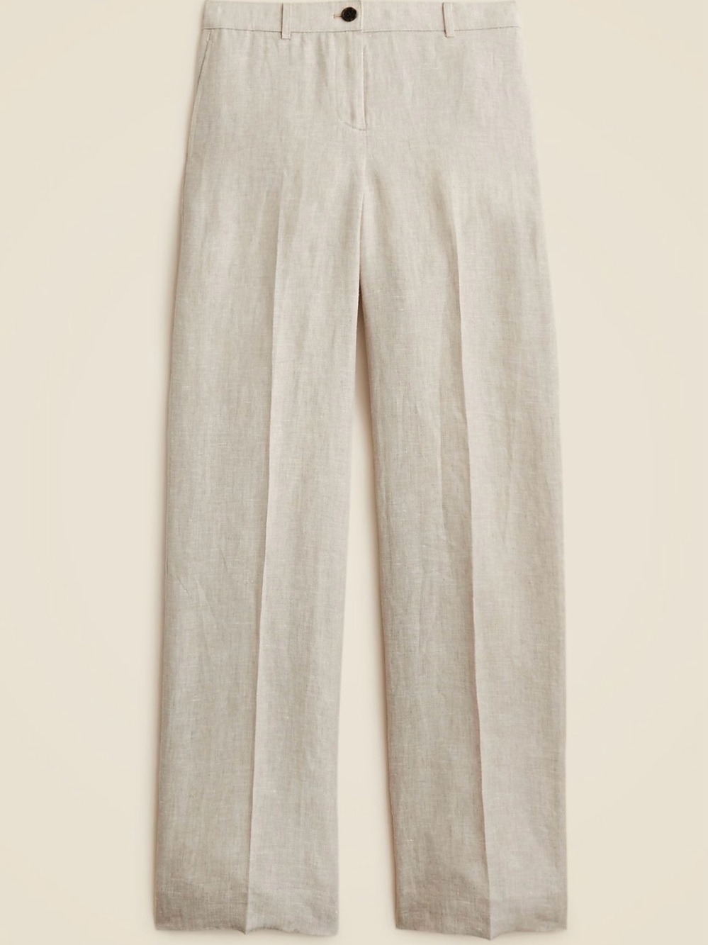 Harbor Linen Blend Pants in Light Beige